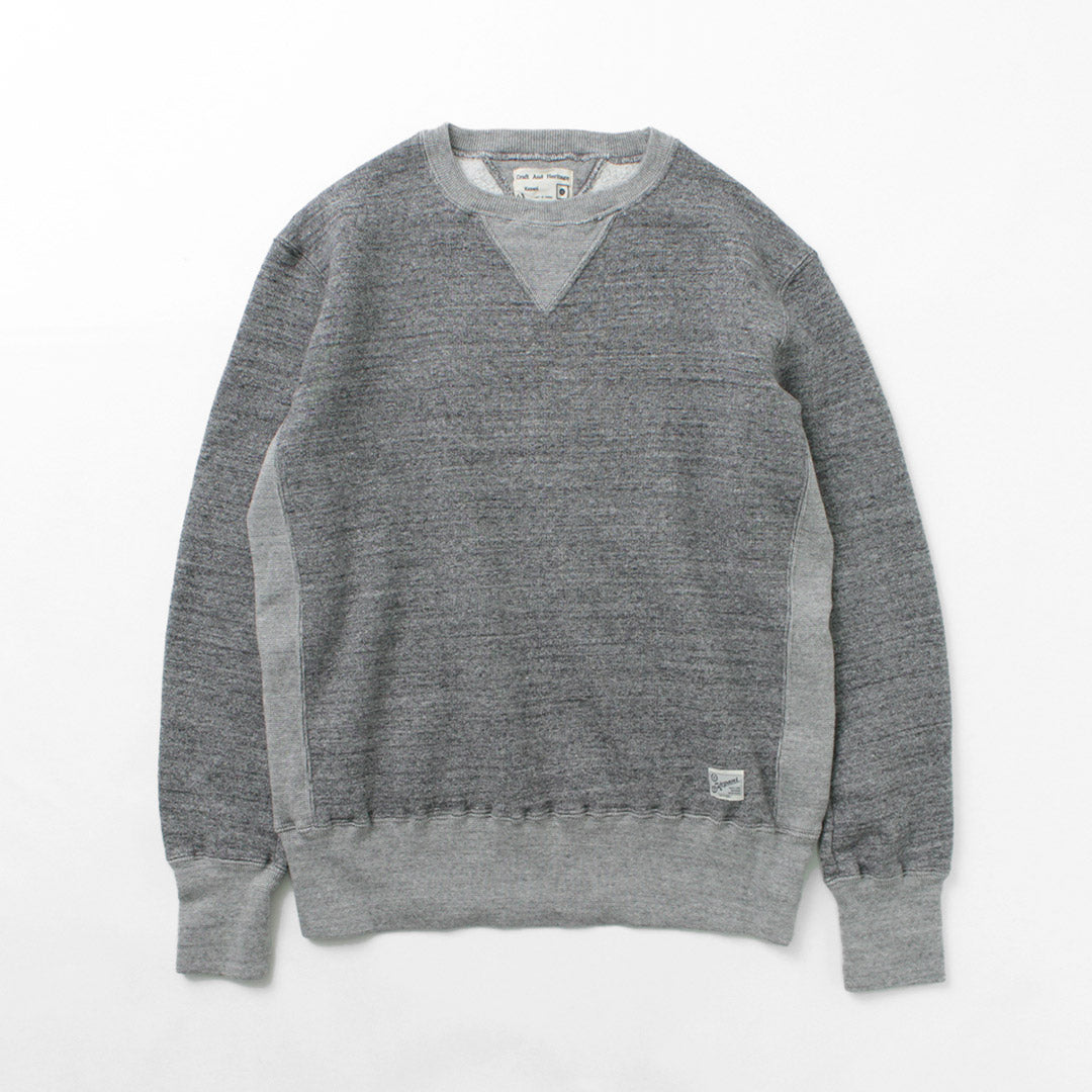 Kepani / Crew Neck Set-In Sleeve Sweatshirt