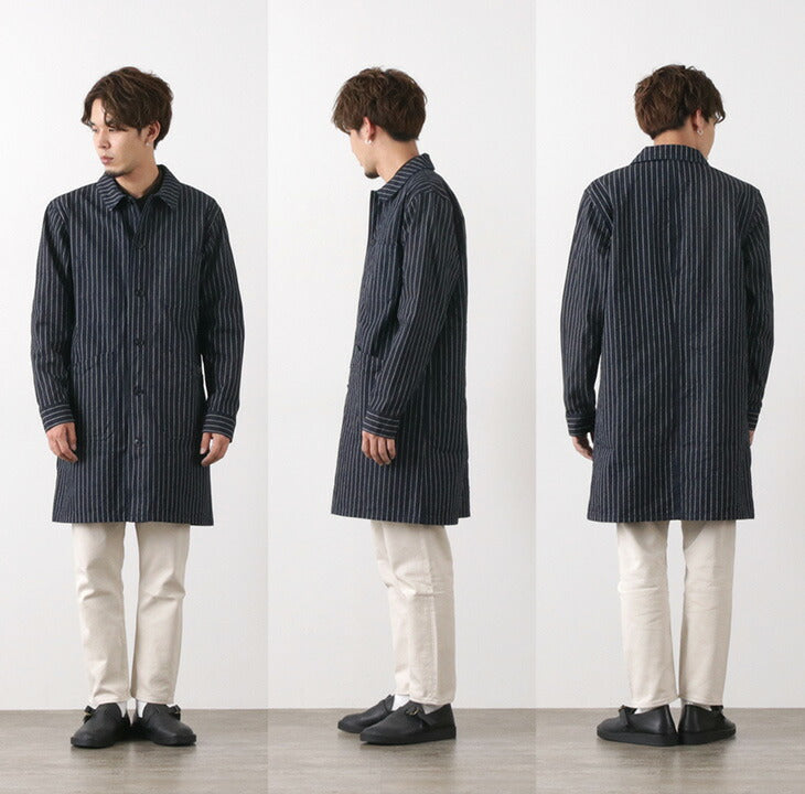 FOB Factory / F2408 프랑스 데님 코트 / Wovash