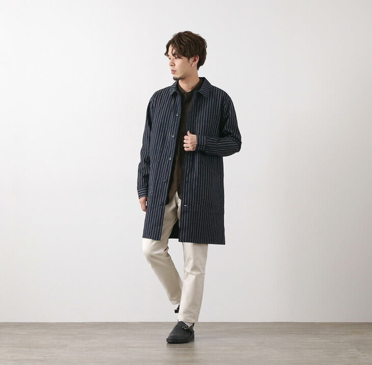 FOB Factory / F2408 프랑스 데님 코트 / Wovash