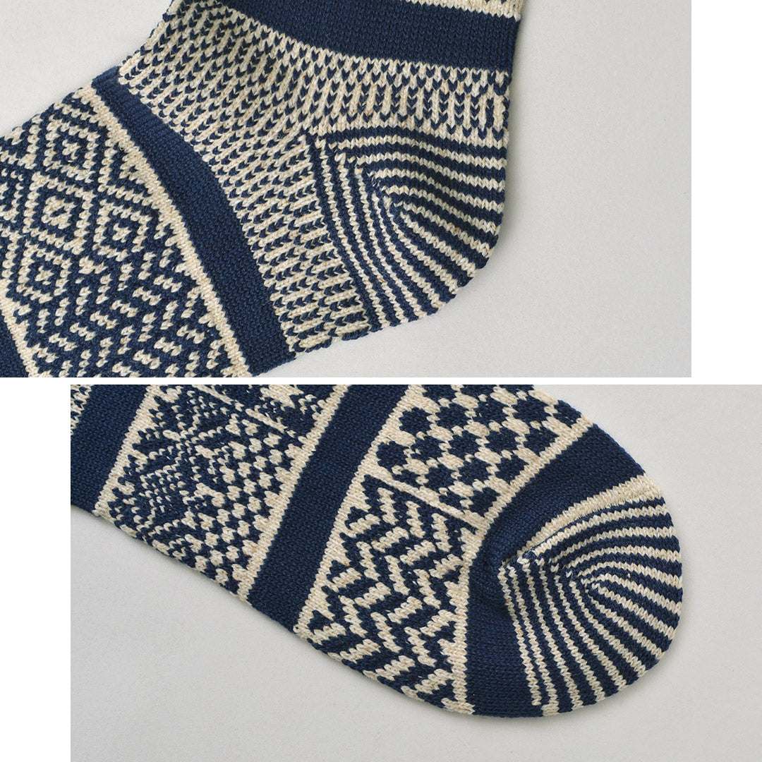 ROTOTO / R1337 多提花圓襪