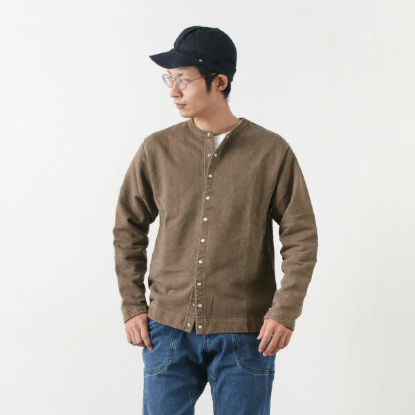 GOOD ON / Crew Sweatshirt Cardigan