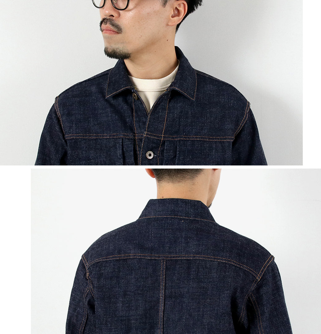 JAPAN BLUE JEANS / Monster Denim 1st-type Jacket Selvage 16.5oz Cote d'Ivoire Cotton