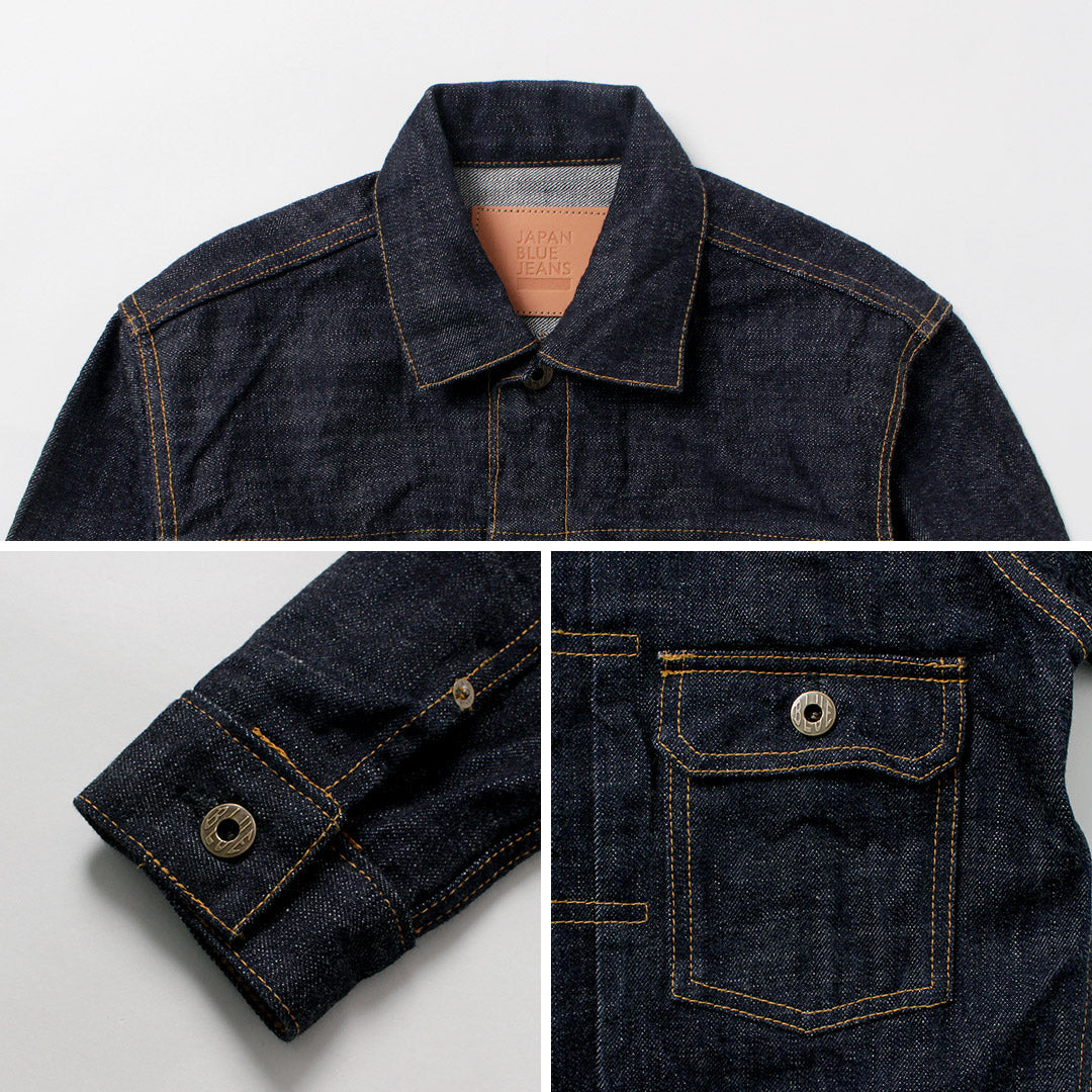 JAPAN BLUE JEANS / Monster Denim 1st-type Jacket Selvage 16.5oz Cote d'Ivoire Cotton
