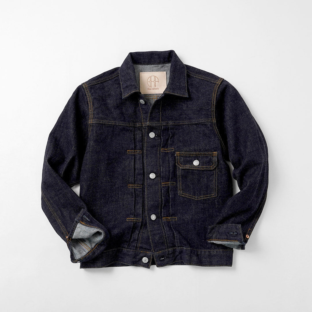 JEANS AZULES JAPONESES / Chaqueta Monster Denim de 1er tipo Selvage 16.5oz Algodón Costa de Marfil