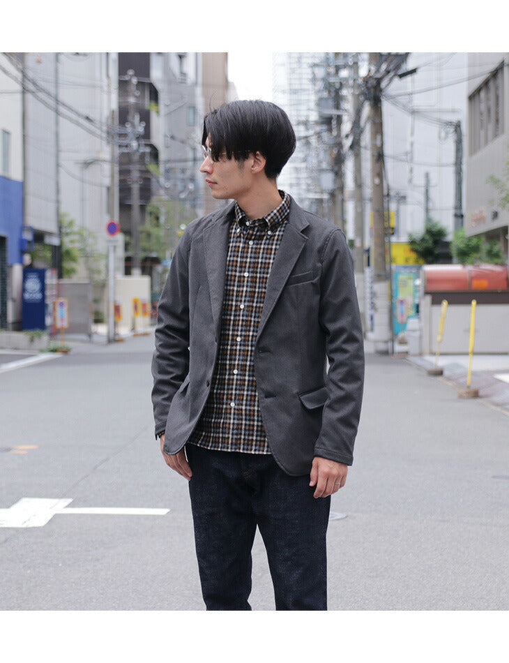 JAPAN BLUE JEANS / Full flannel serge tailored jacket