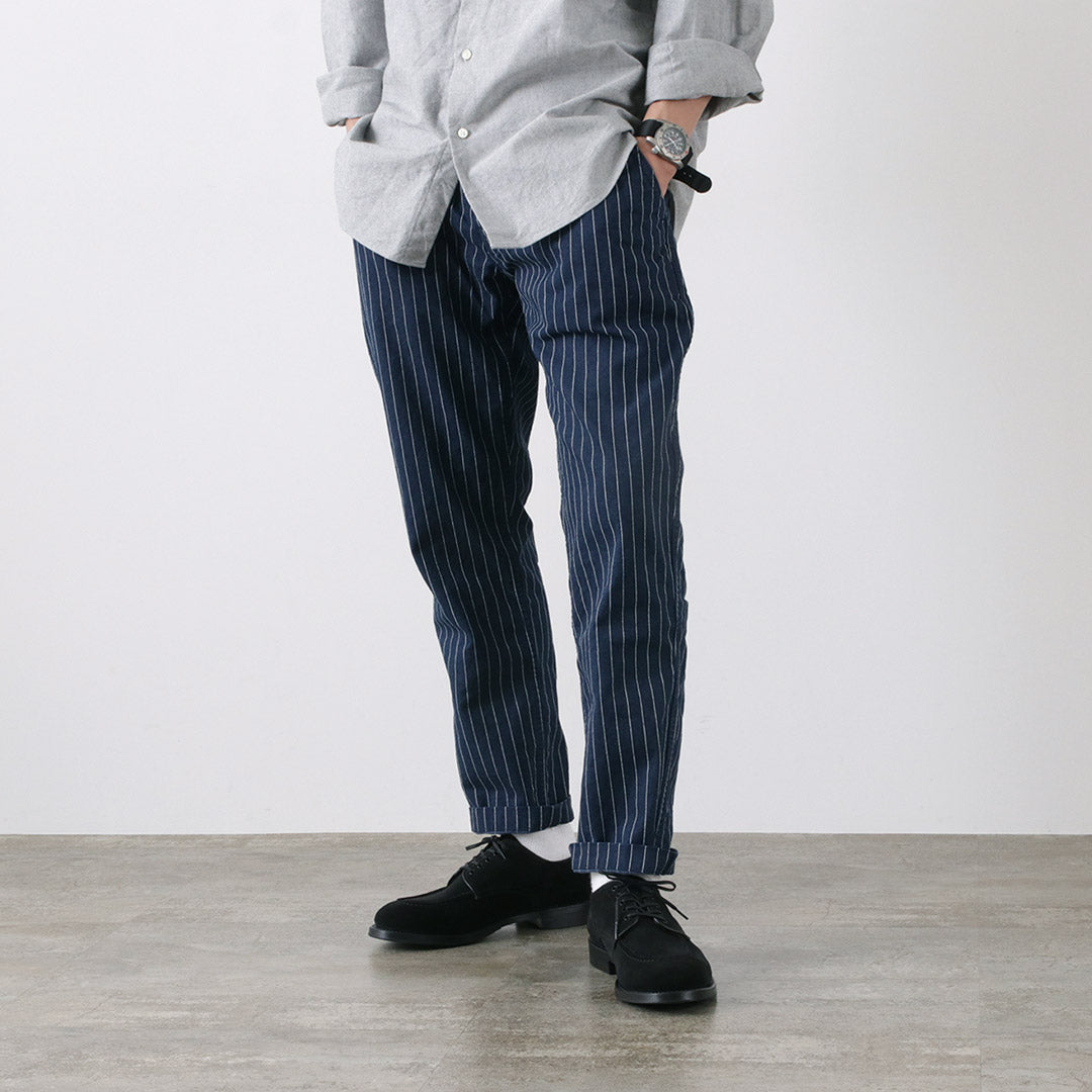 JAPAN BLUE JEANS / RJB1620  Wide tapered chino stripe