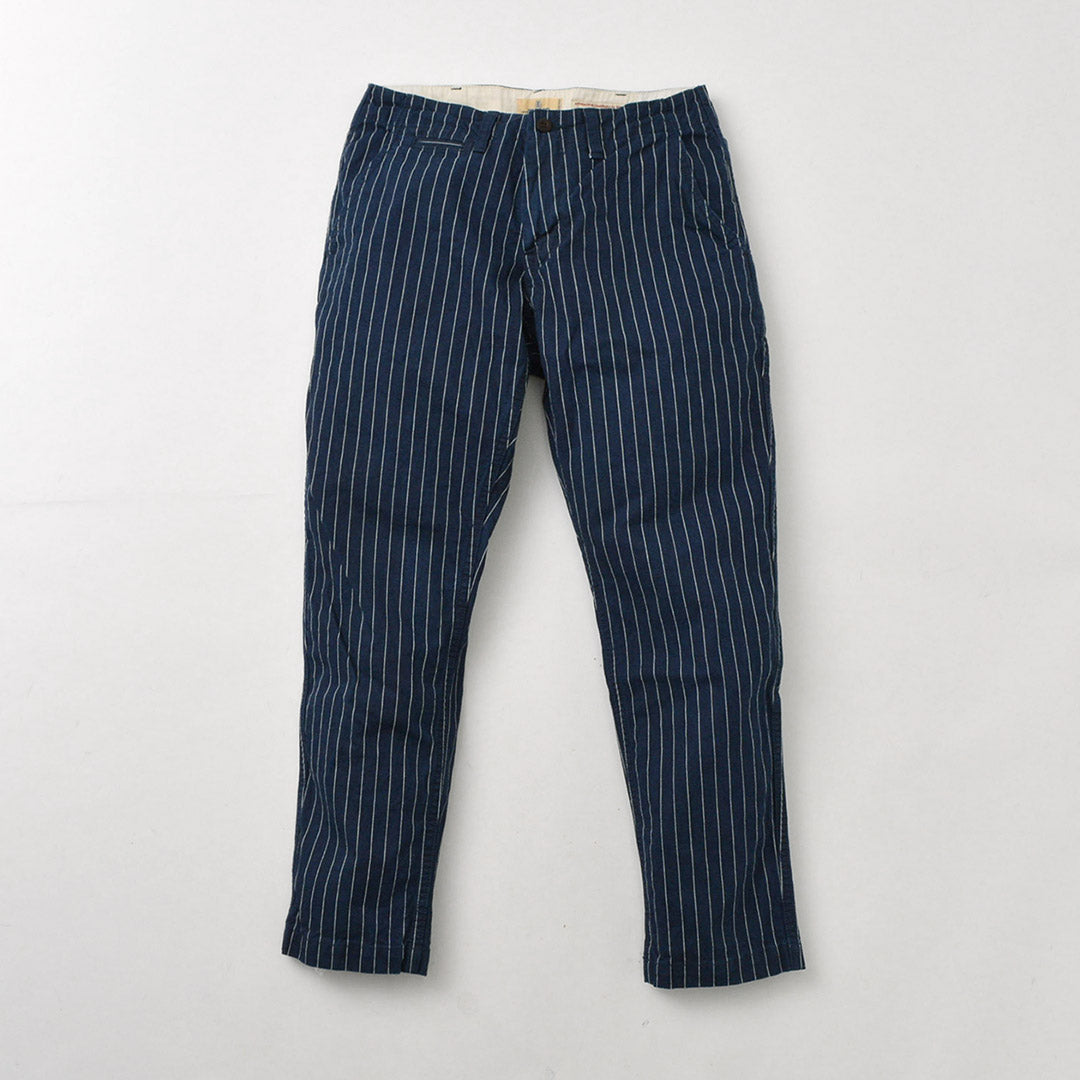 JAPAN BLUE JEANS / RJB1620  Wide tapered chino stripe