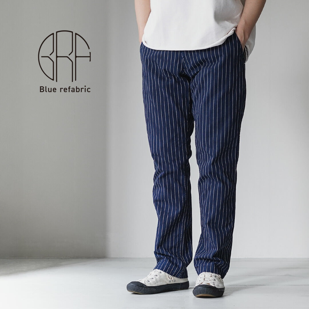 JAPAN BLUE JEANS / RJB1620 Pantalon chino large et fuselé à rayures