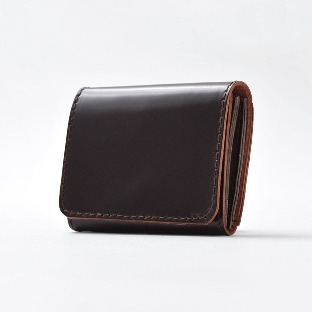 BARNS / Cordovan compact wallet