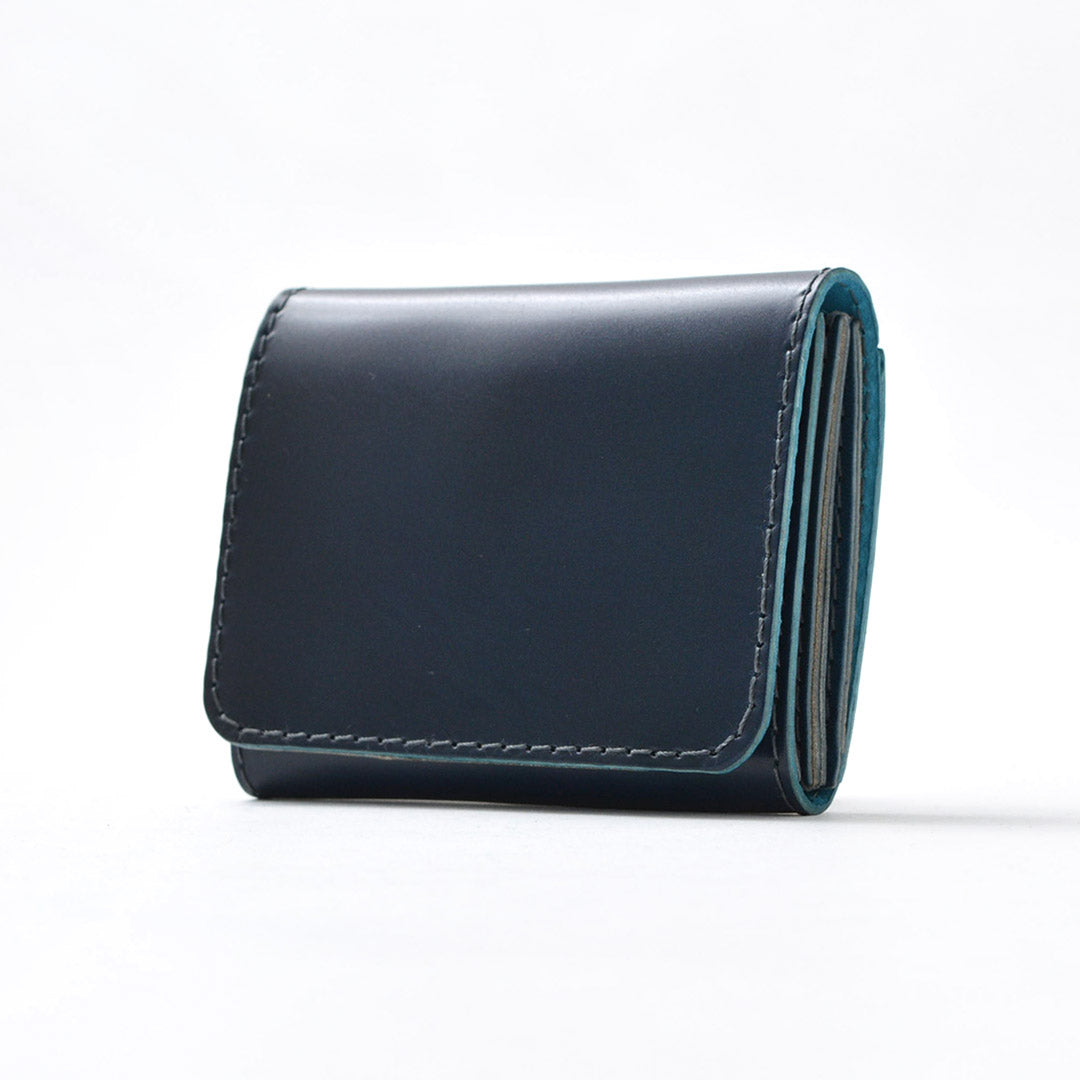 BARNS / Cordovan compact wallet