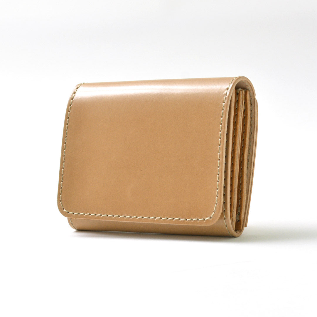 BARNS / Cordovan compact wallet