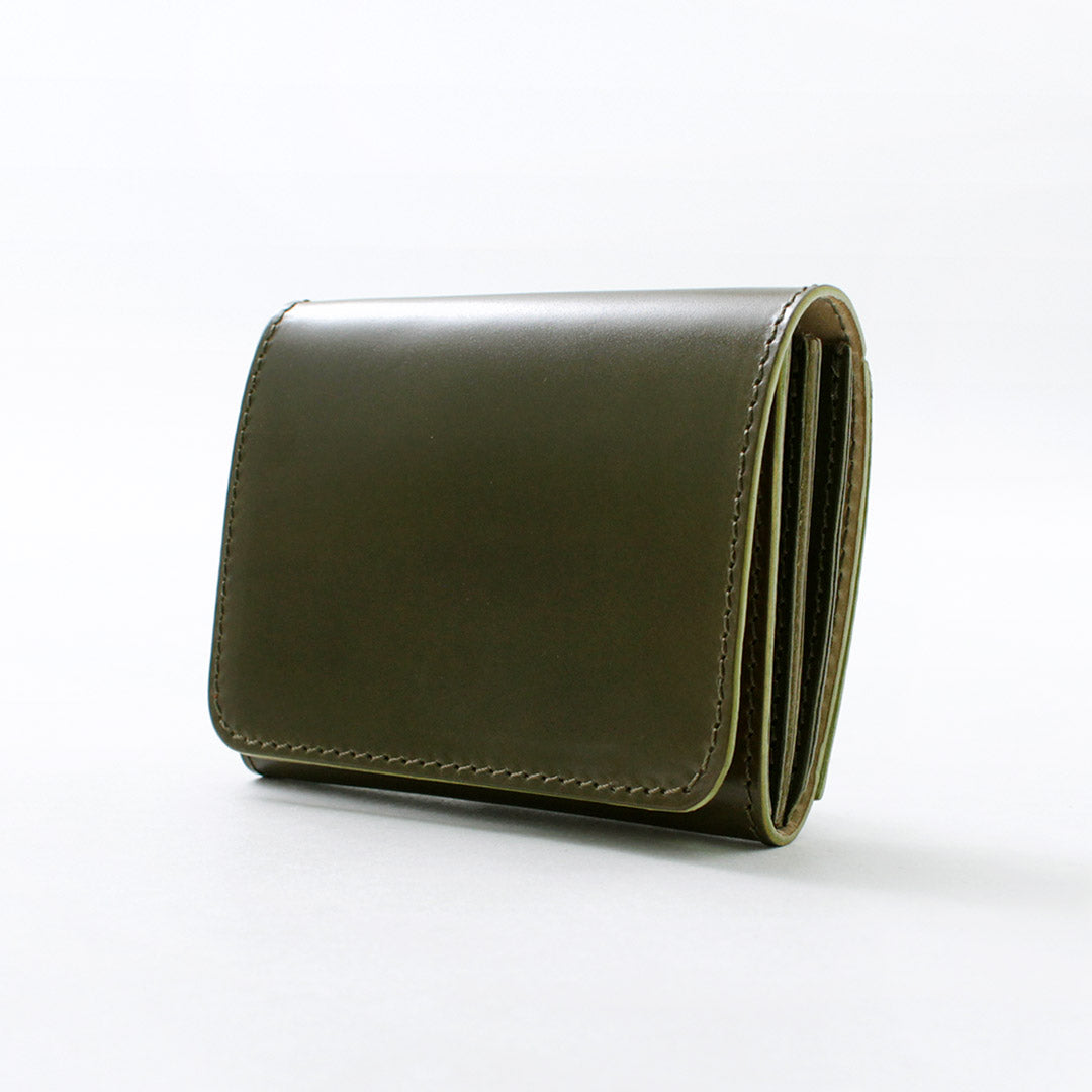 BARNS / Cordovan compact wallet