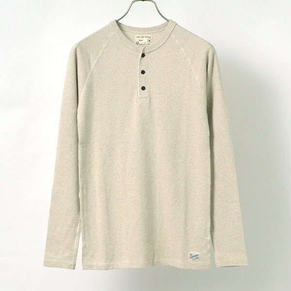 Kepani / Henley Neck Long Sleeve Tee