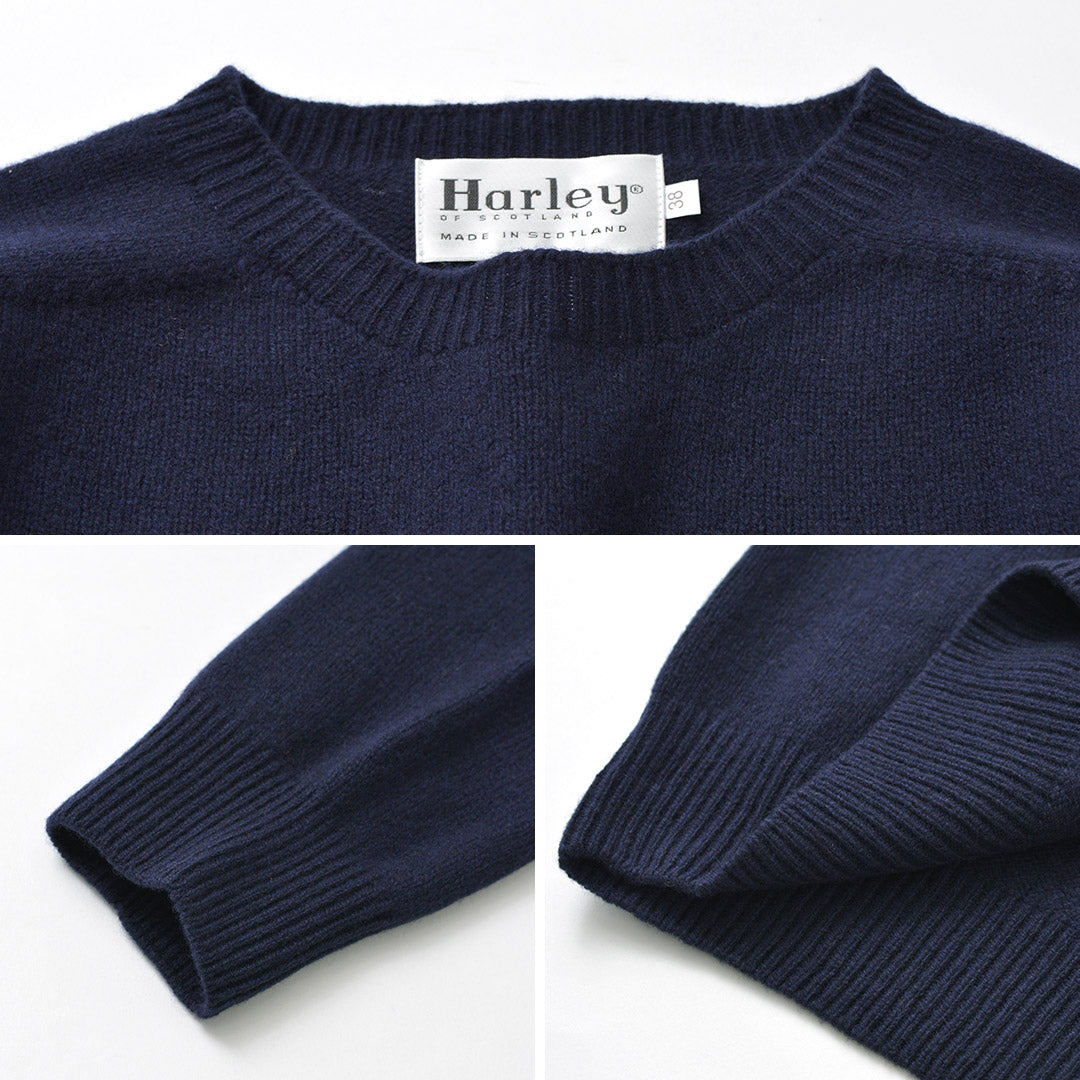 HARLEY OF SCOTLAND / Crew Neck Knit