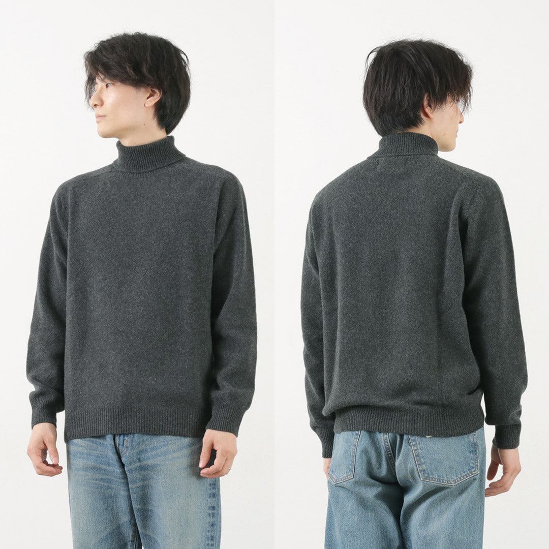 HARLEY OF SCOTLAND / Turtleneck Knit