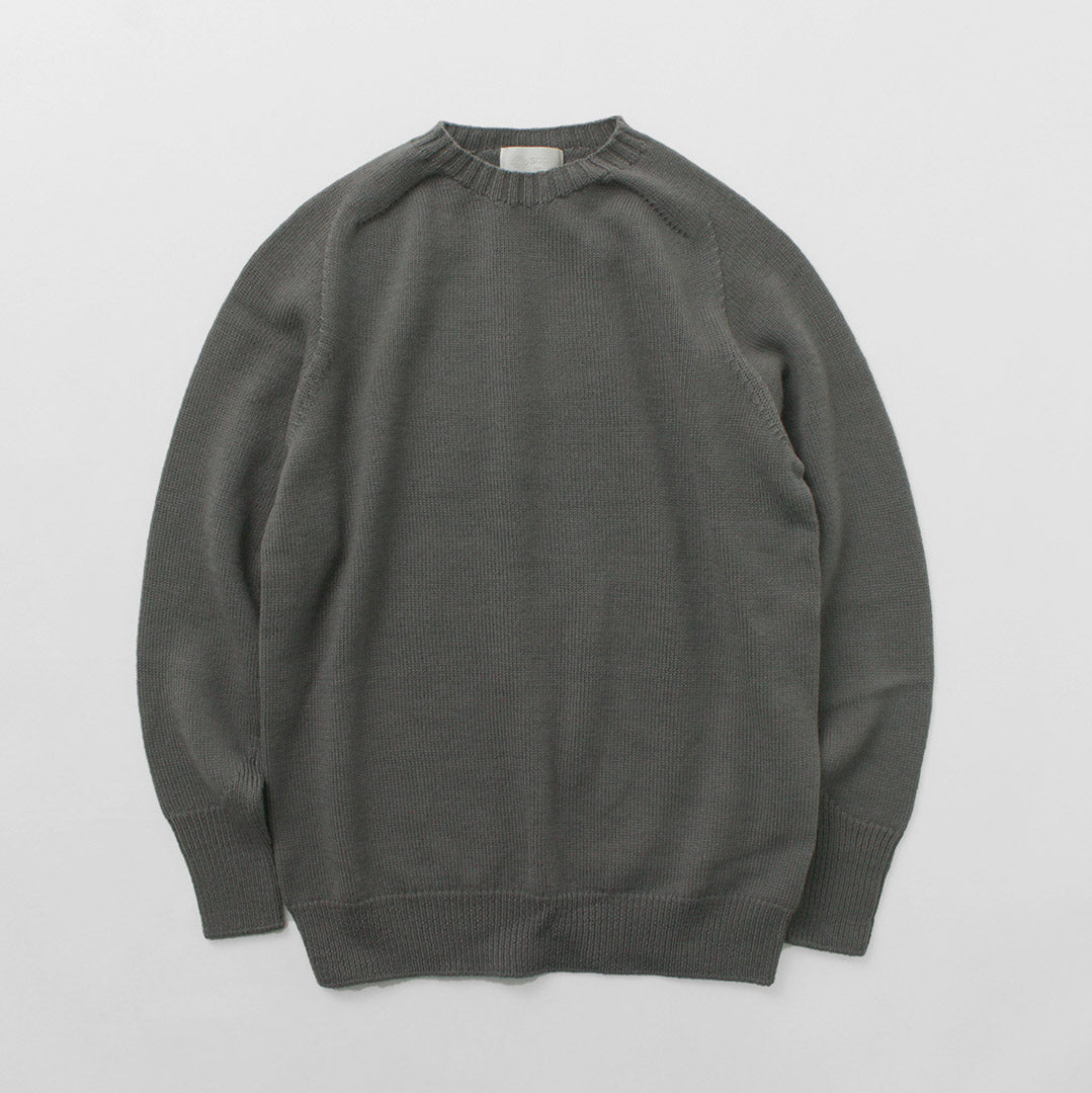 SOGLIA / Weaners Seamless Merino Wool Crew Neck Sweater