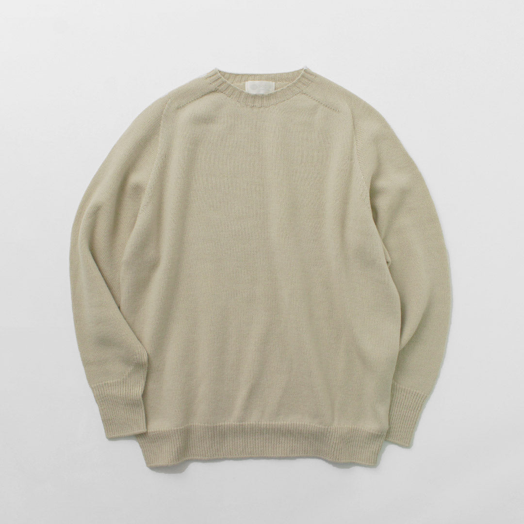 SOGLIA / Weaners Seamless Merino Wool Crew Neck Sweater