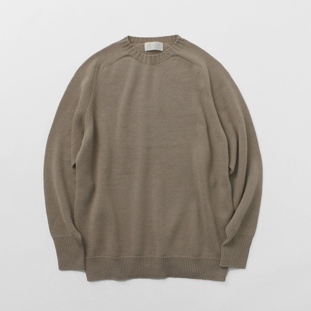 SOGLIA / Weaners Seamless Merino Wool Crew Neck Sweater