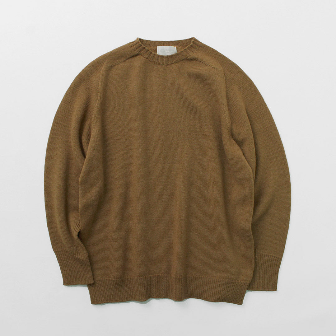 SOGLIA / Weaners Seamless Merino Wool Crew Neck Sweater