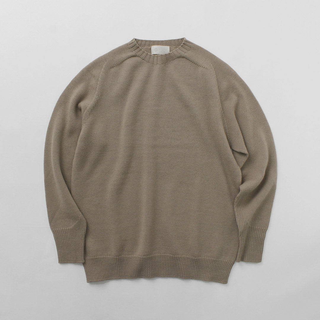 SOGLIA / Weaners Seamless Merino Wool Crew Neck Sweater