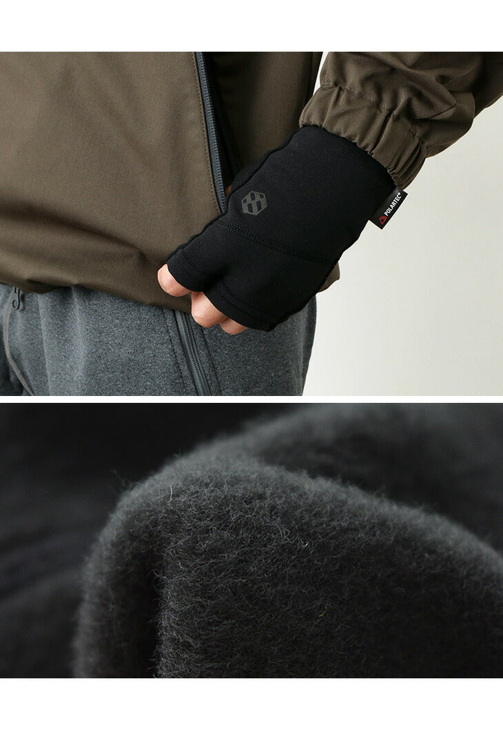 Handson Grip / Curve / Fingerless Glove / Polartec