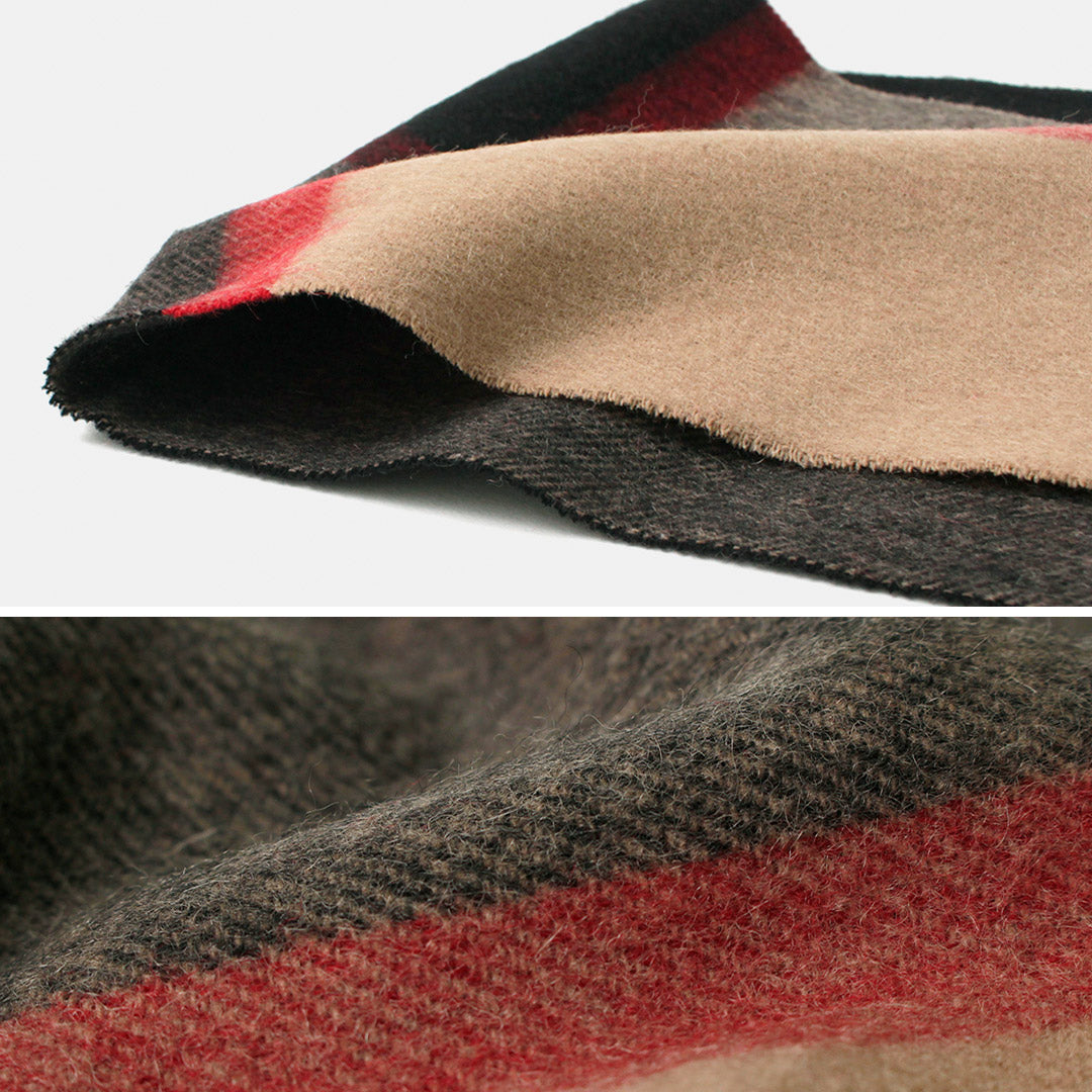 Tweedmill / Lambswool 격자 무늬 스카프