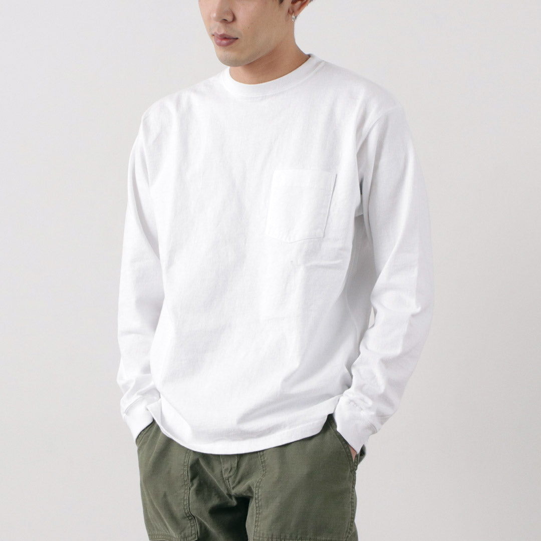 GOOD ON / Heavy Set-in Long Sleeve Pocket T-shirt