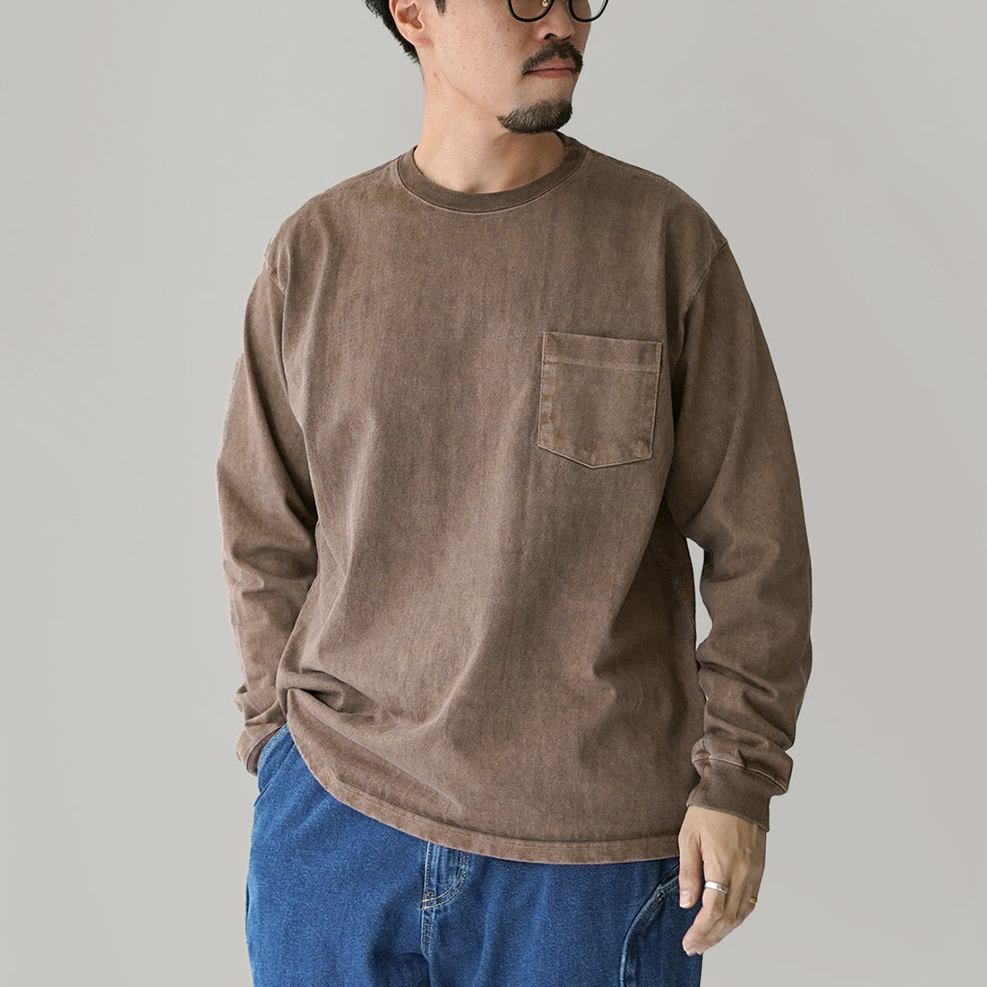 GOOD ON / Heavy Set-in Long Sleeve Pocket T-shirt