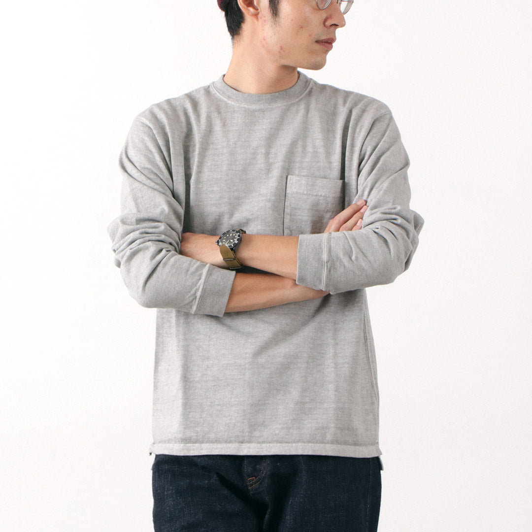 GOOD ON / Heavy Set-in Long Sleeve Pocket T-shirt