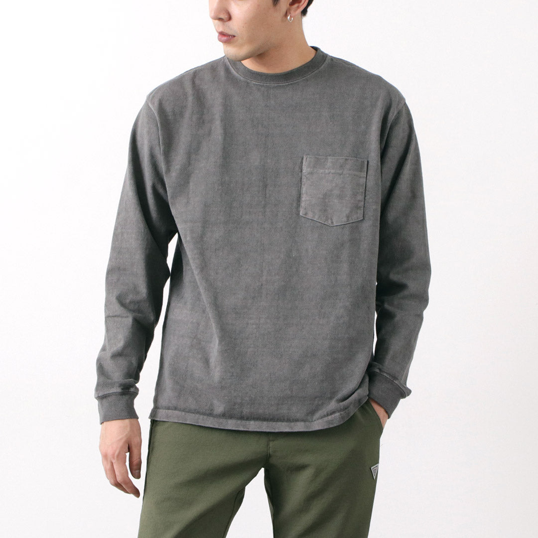GOOD ON / Heavy Set-in Long Sleeve Pocket T-shirt