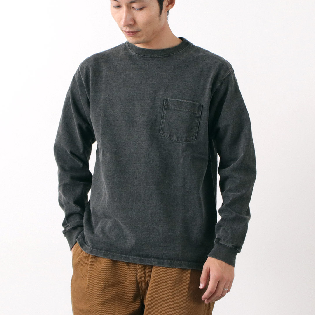 GOOD ON / Heavy Set-in Long Sleeve Pocket T-shirt