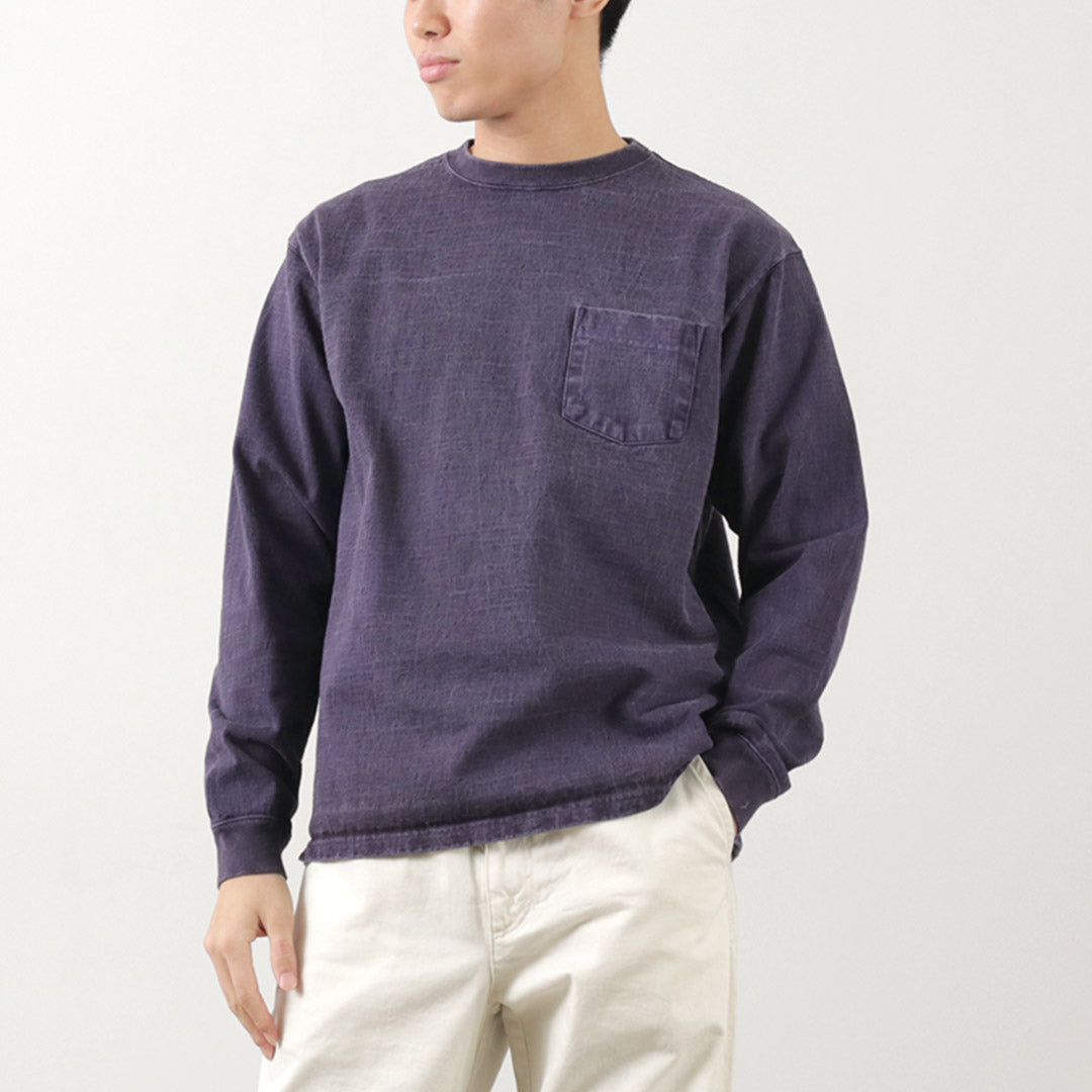 GOOD ON / Heavy Set-in Long Sleeve Pocket T-shirt