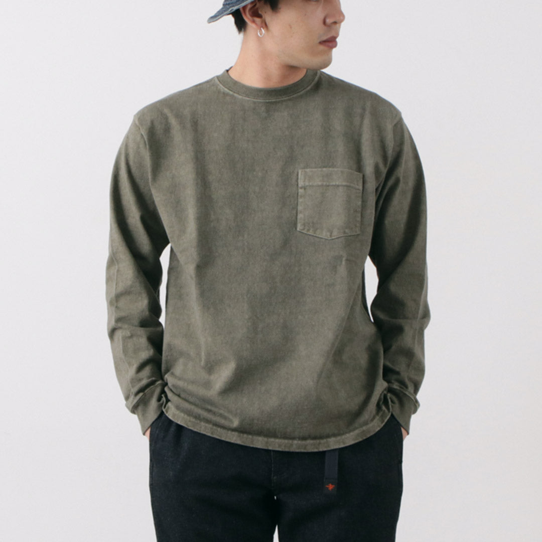 GOOD ON / Heavy Set-in Long Sleeve Pocket T-shirt