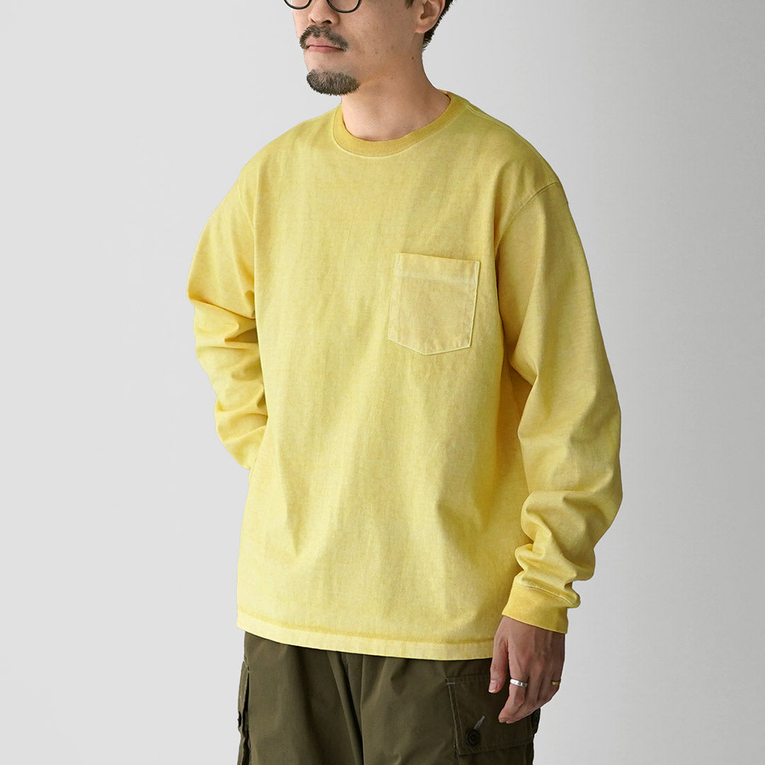 GOOD ON / Heavy Set-in Long Sleeve Pocket T-shirt