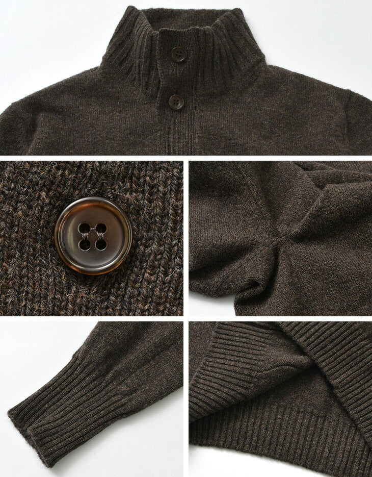 Cardigan William Lockie / Lambs Wool Coldleneck