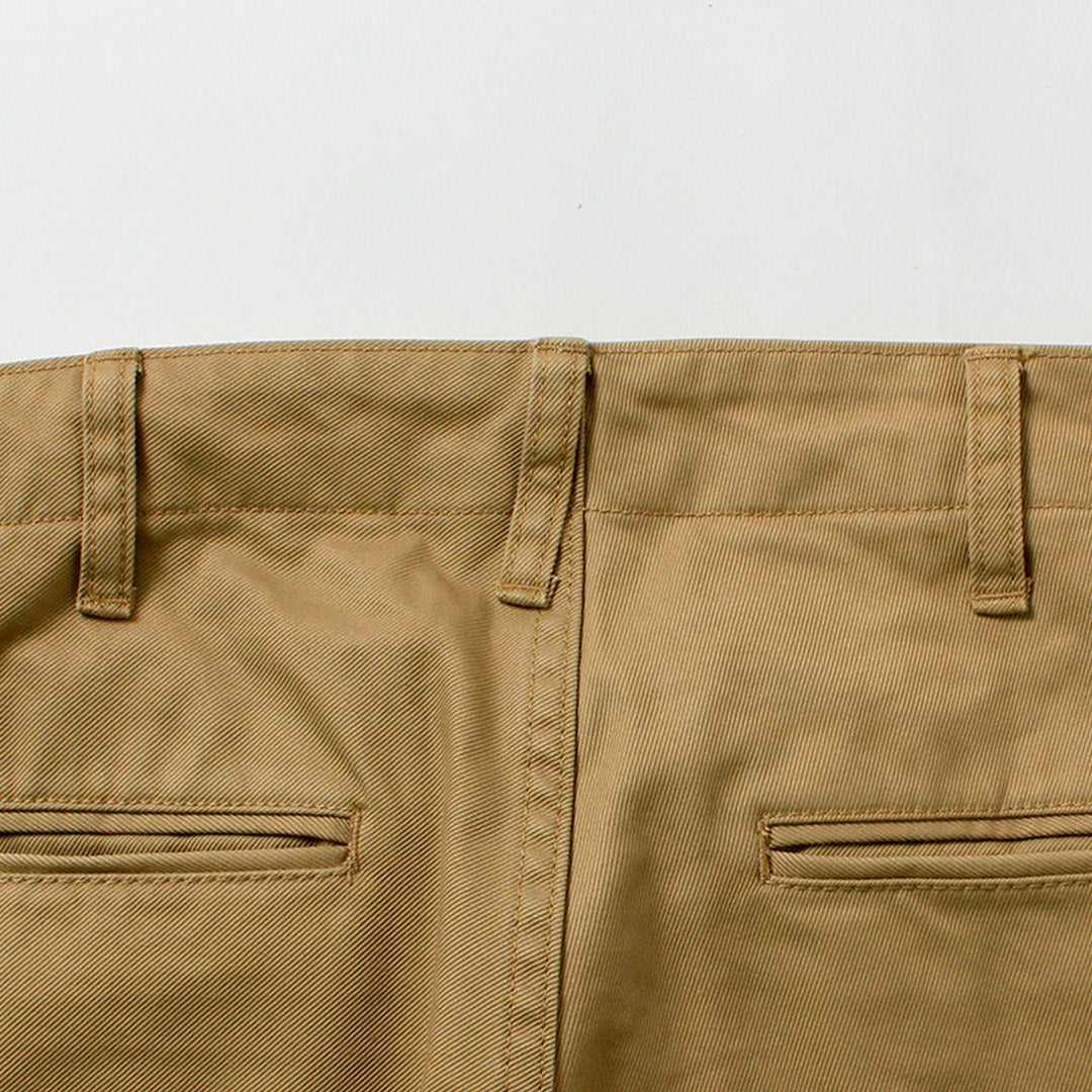JEANS AZULES JAPONESES / RJB1610 40/3 Chinos vintage cónicos anchos de sarga de conteo alto