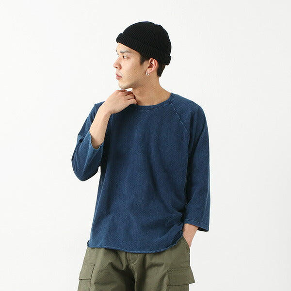 GOOD ON / Baseball T-Shirt Raglan / Indigo Shave