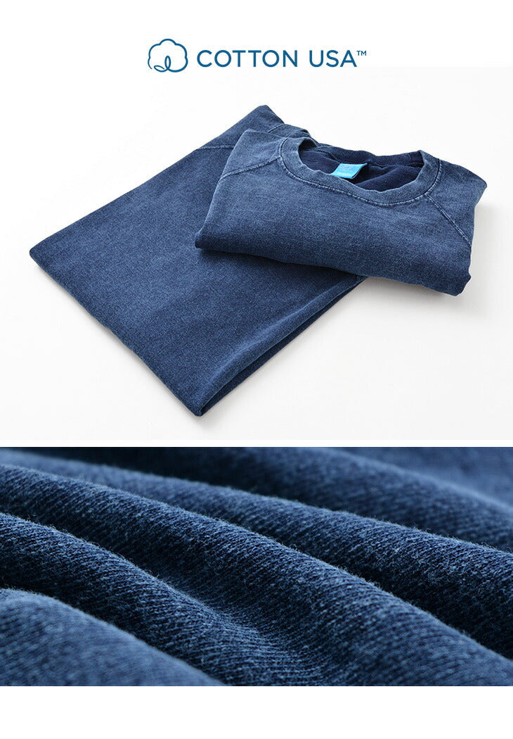 GOOD ON / Baseball T-Shirt Raglan / Indigo Shave