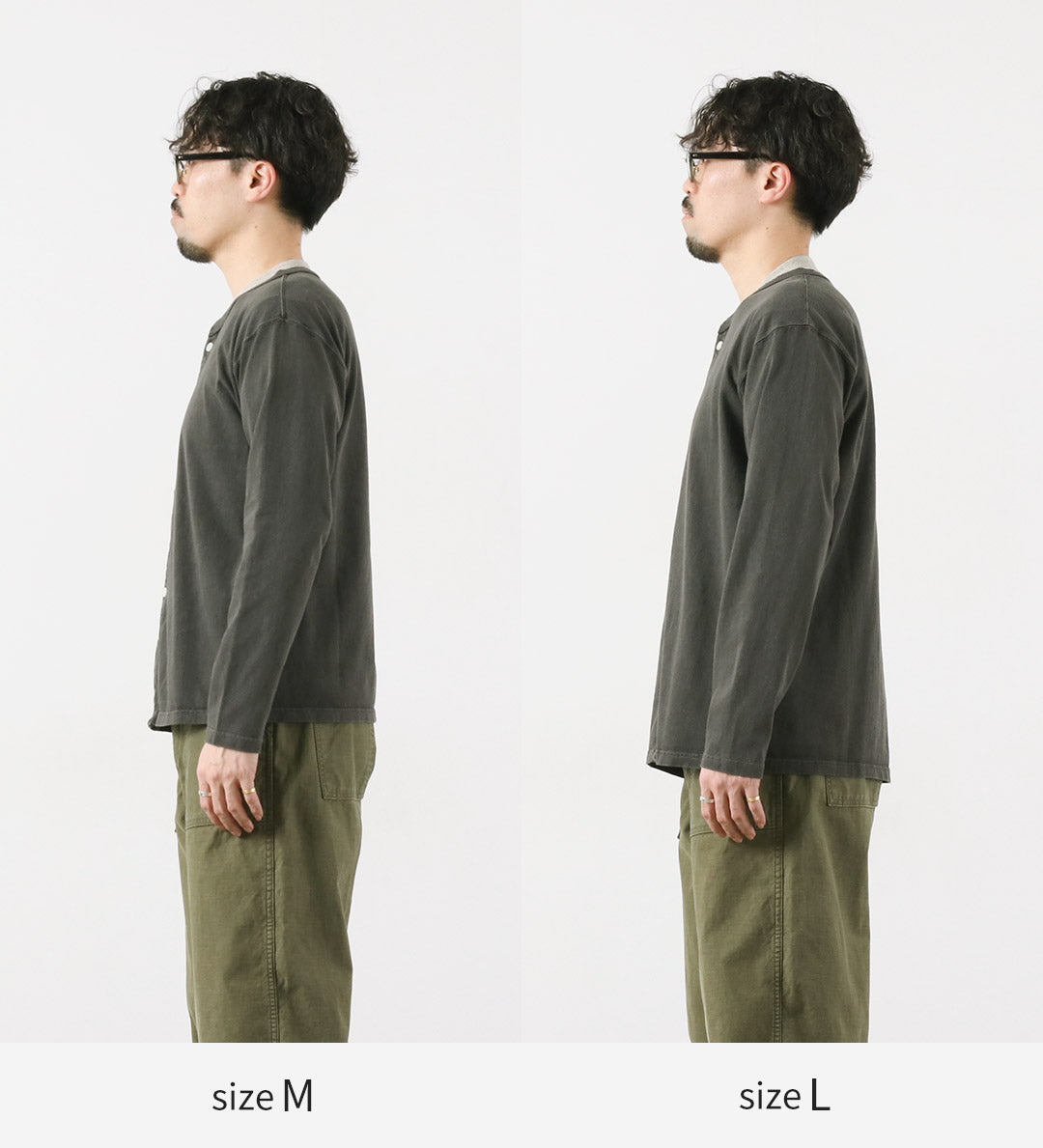 GOOD ON / Crewneck Tee Cardigan