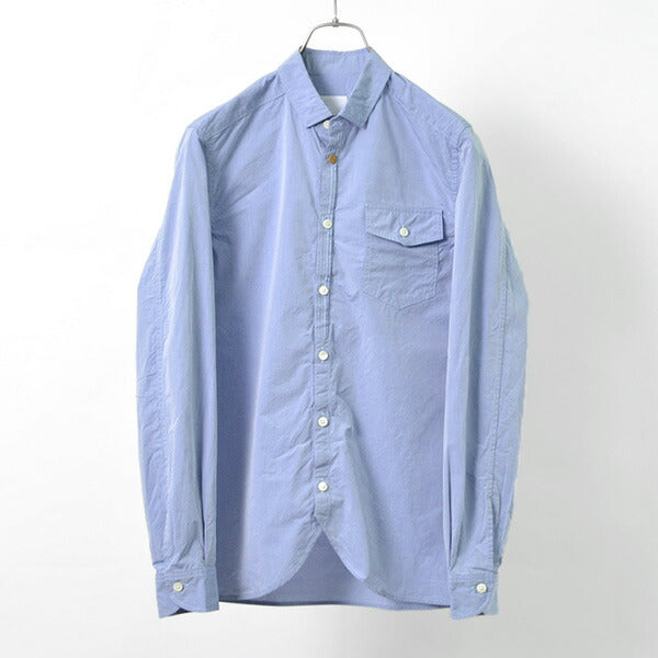 RE MADE IN TOKYO JAPAN / Supima Typewriter Round Hem Shirt