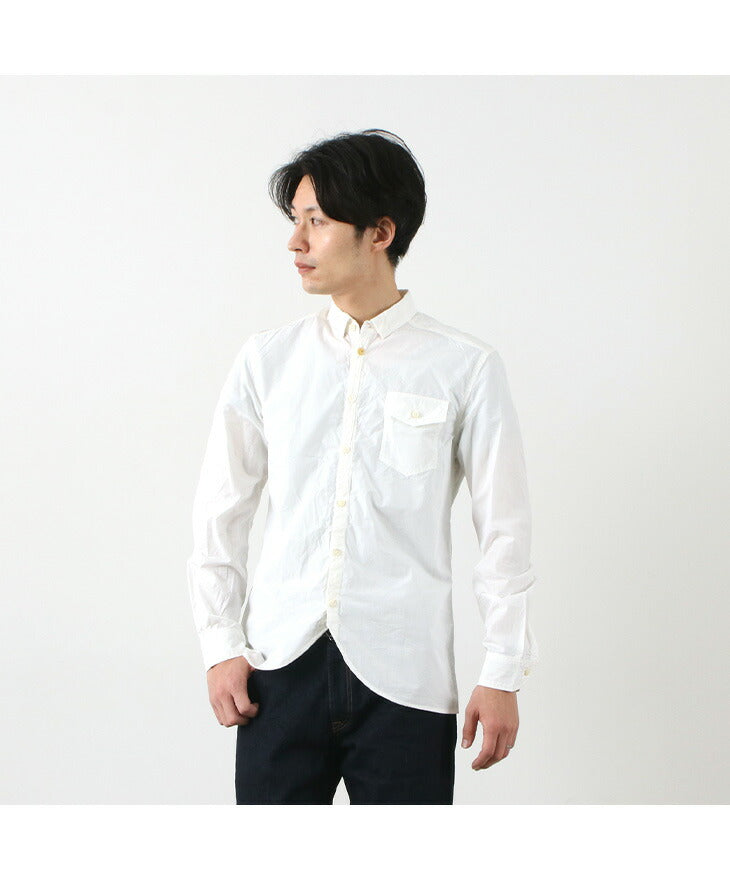 RE MADE IN TOKYO JAPAN / Supima Typewriter Round Hem Shirt