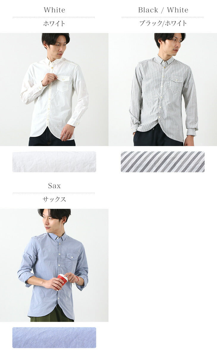 RE MADE IN TOKYO JAPAN / Supima Typewriter Round Hem Shirt