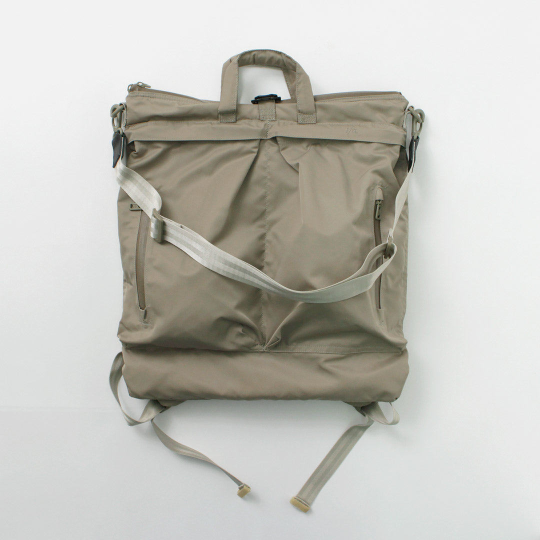 F/CE / Recycle twill 3-way helmet bag