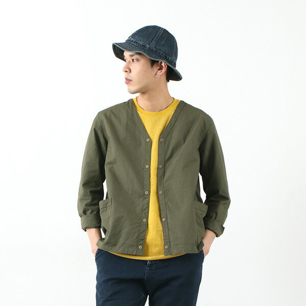 FOB FACTORY / F2409 military cardigan