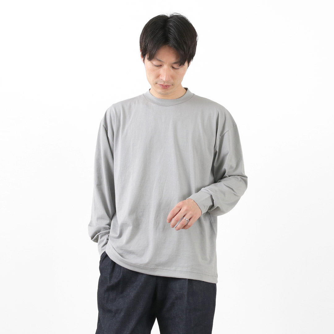 GICIPI / BACCALA Crew Neck Relaxed Fit Long Sleeve T-Shirt