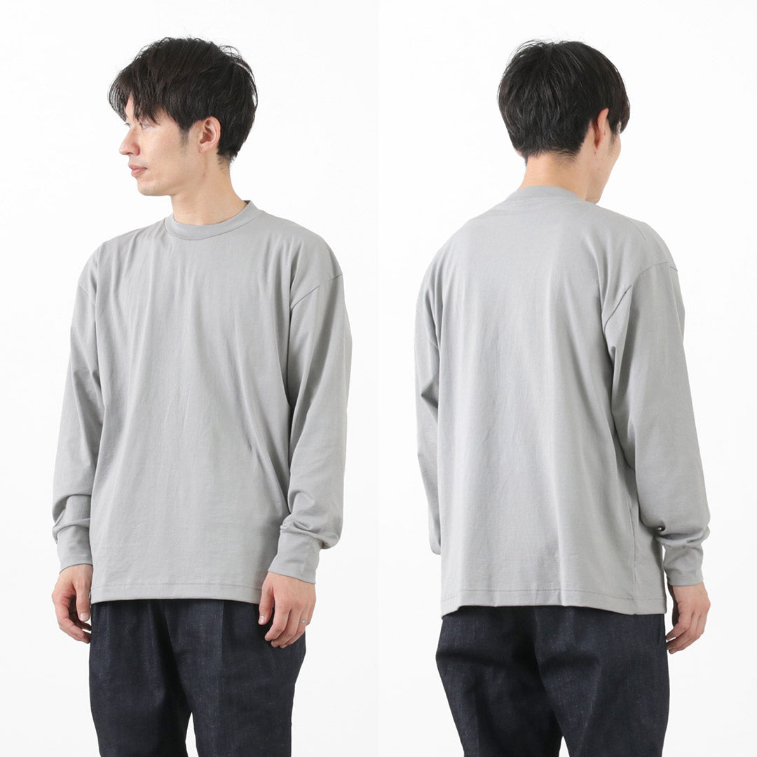 GICICI / BACCALA CREW NECK LELSTED FIT LONG SLEEVE T-SHIRT