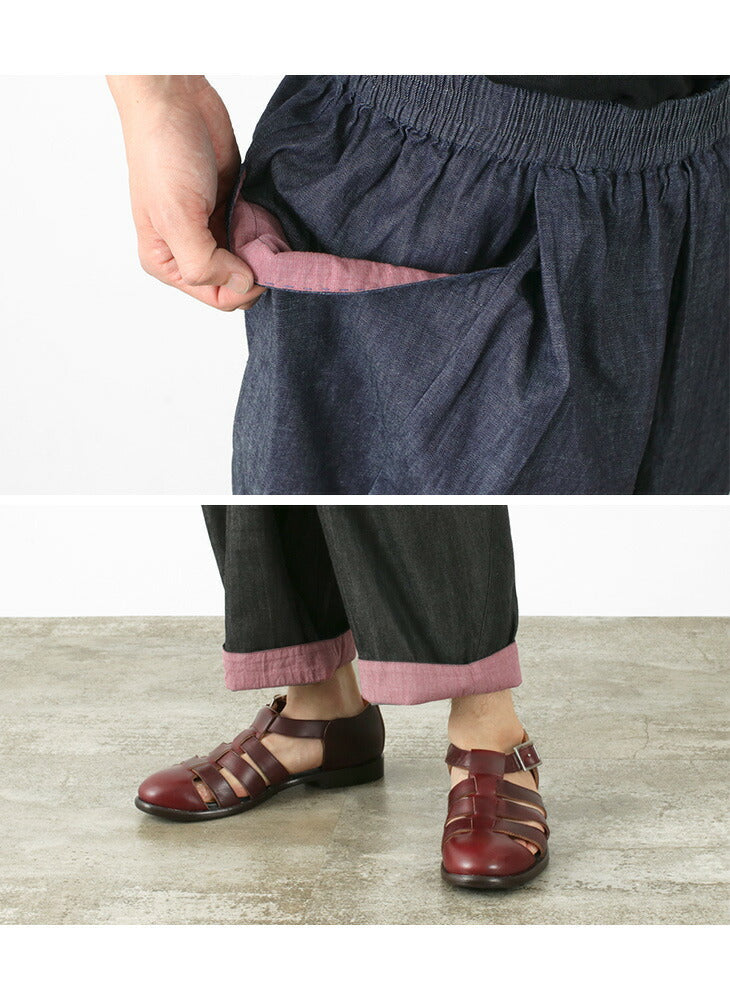 SLOW HANDS / Light Denim Beach Pants