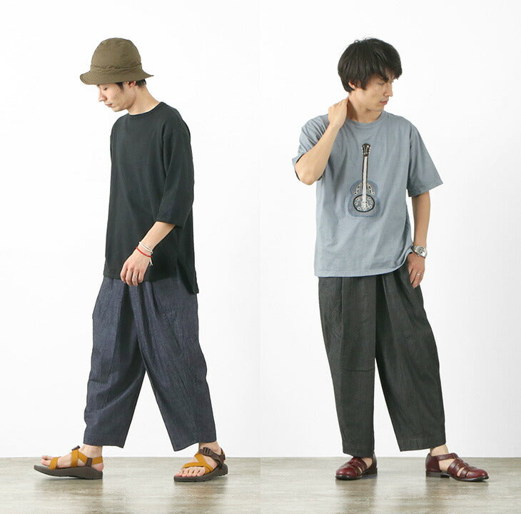 SLOW HANDS / Light Denim Beach Pants