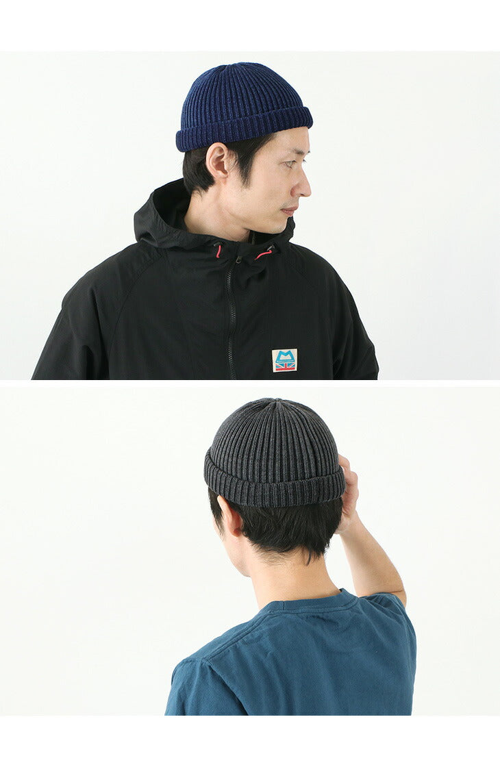 ROTOTO / Indigo Cotton Roll Up Beanie