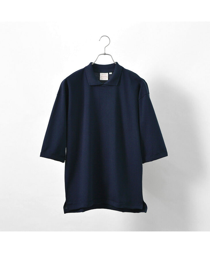 ROCOCO / Pique polo collar T-shirt